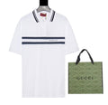 Gucci White T-shirt with a collar Banlieue91