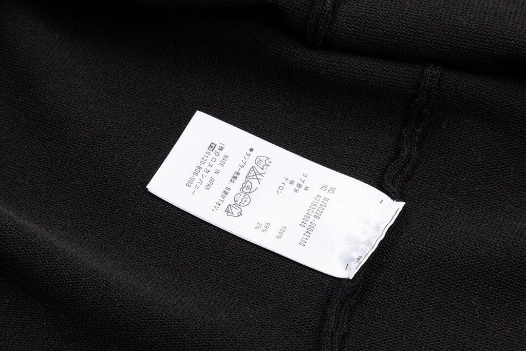 Thom Browne Black T-Shirt with Collar Banlieue91