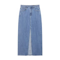 Women Summer Casual Denim Midi Skirt Bella Mia