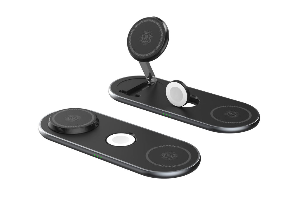 Foldable wireless convenient 3-in-1 magnetic wireless fast charging suitable for Apple 3-in-1 wireless charging