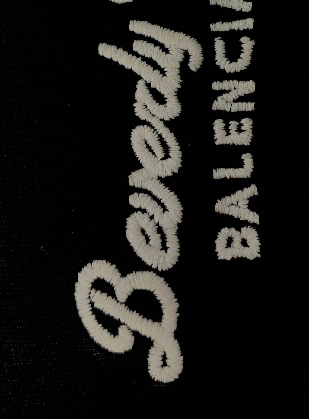 Balenciaga Black T-Shirt Without Collar Banlieue91