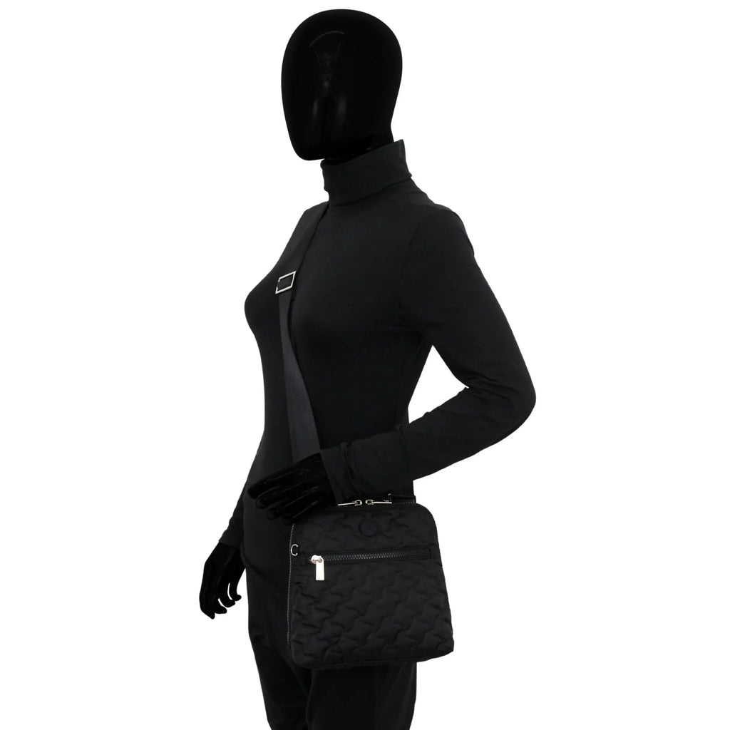 Wanderlust Quilted Fabric Crossbody - 16009