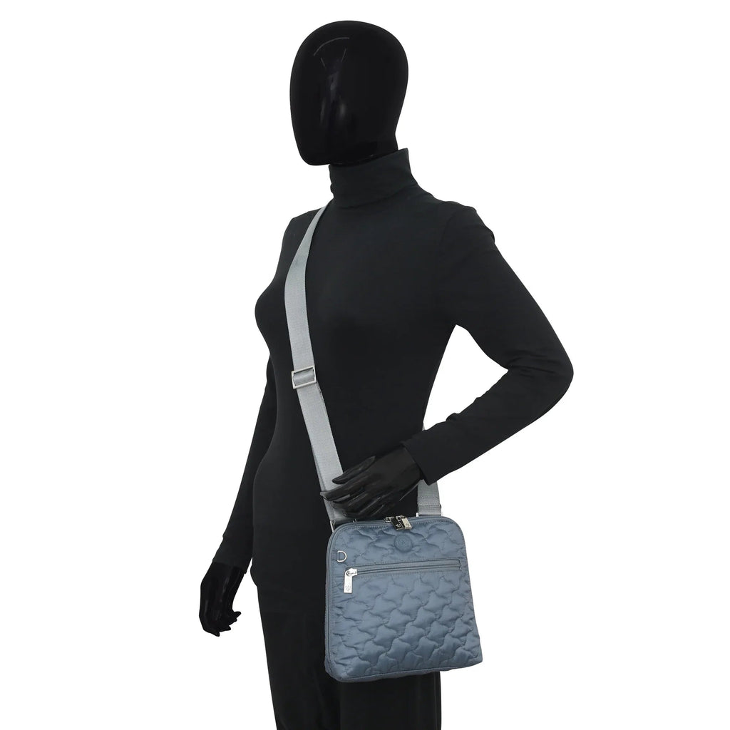 Wanderlust Quilted Fabric Crossbody - 16009