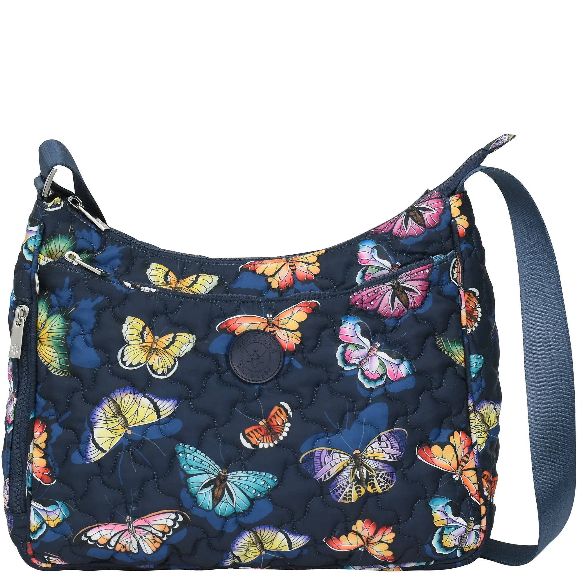 Wanderlust Quilted Fabric Hobo - 16011