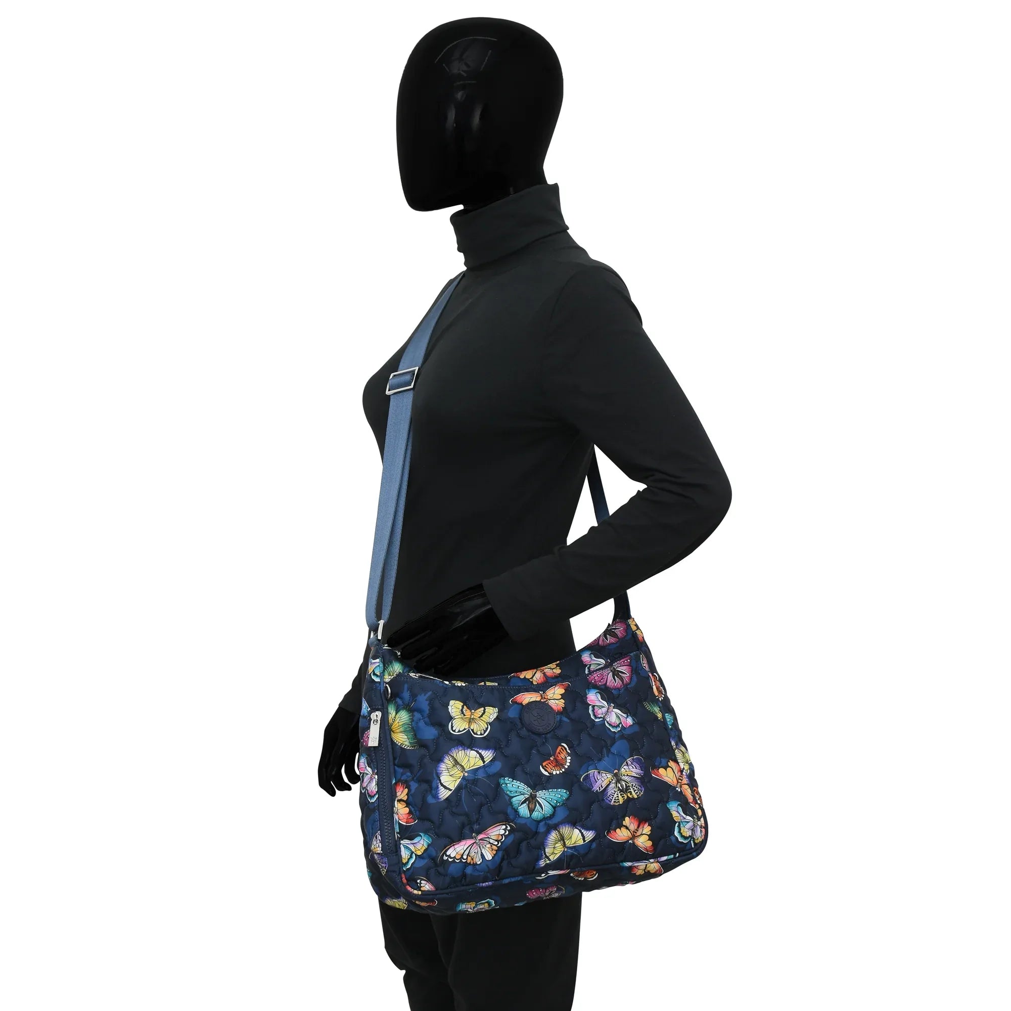 Wanderlust Quilted Fabric Hobo - 16011