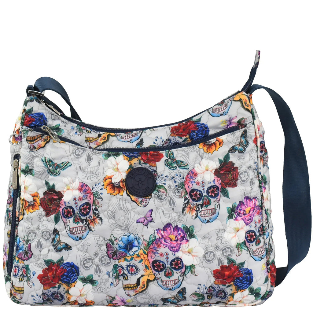 Wanderlust Quilted Fabric Hobo - 16011