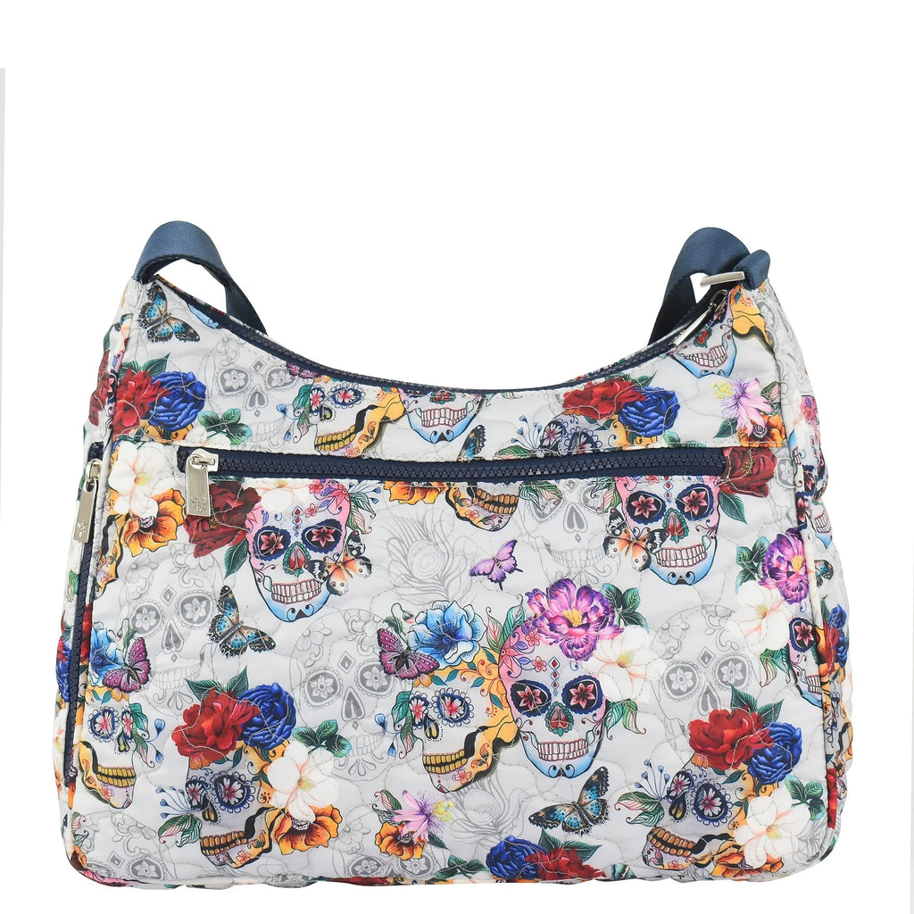Wanderlust Quilted Fabric Hobo - 16011