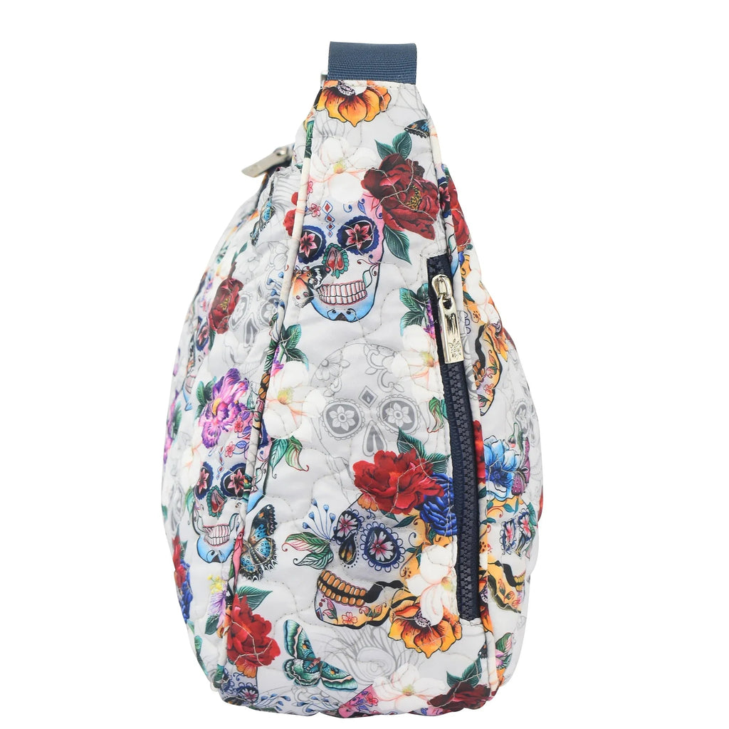 Wanderlust Quilted Fabric Hobo - 16011