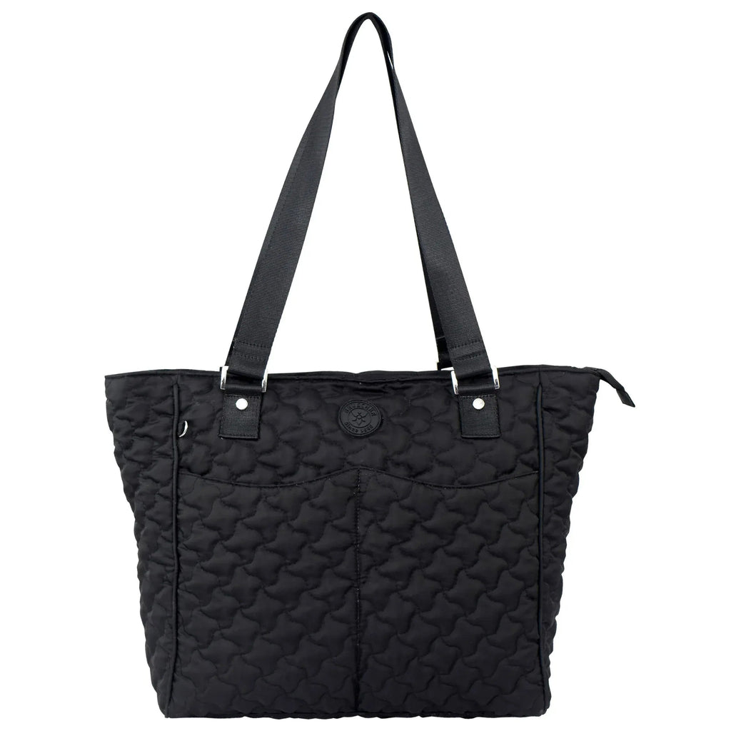 Wanderlust Quilted Fabric Tote Bag - 16014