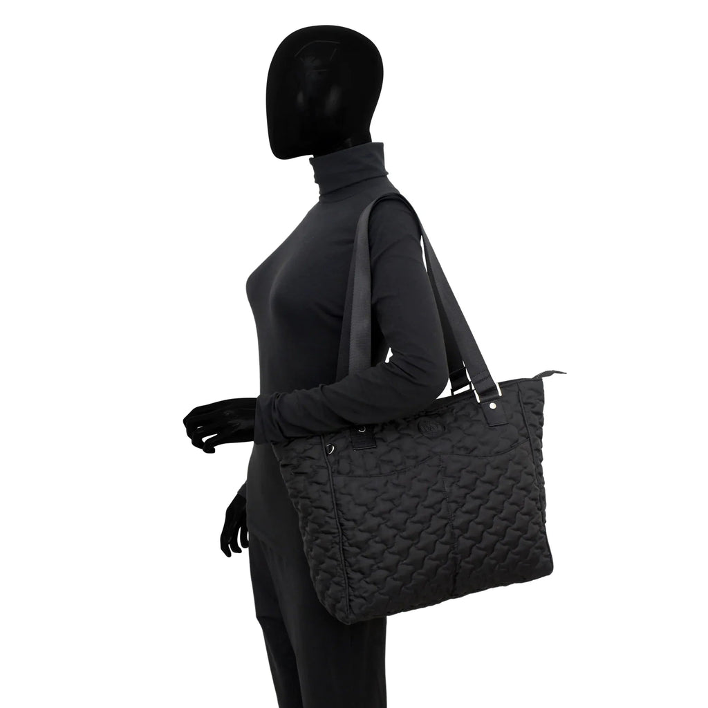 Wanderlust Quilted Fabric Tote Bag - 16014