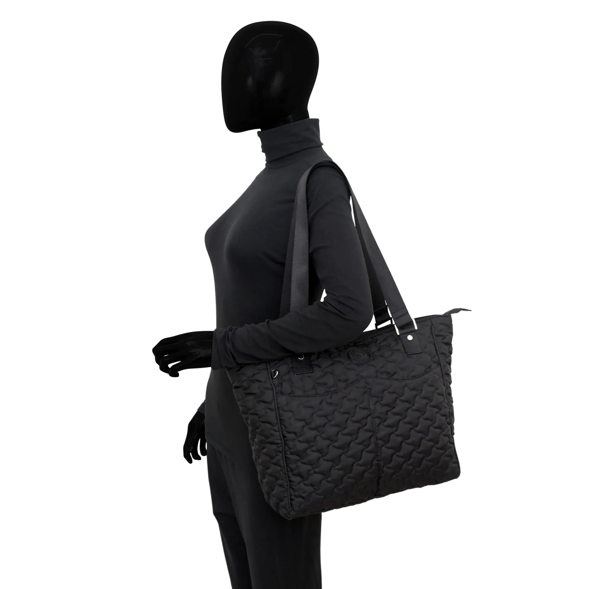 Wanderlust Quilted Fabric Tote Bag - 16014