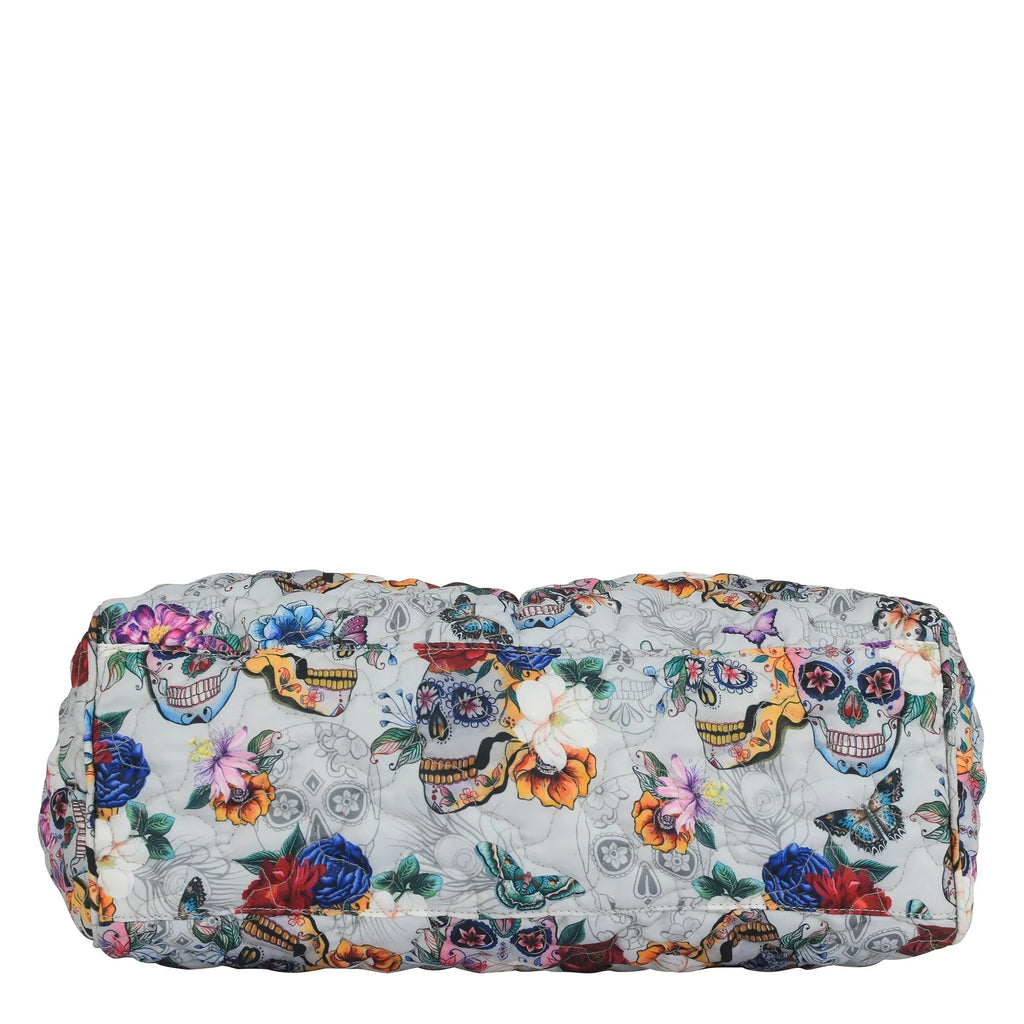 Wanderlust Quilted Fabric Tote Bag - 16014