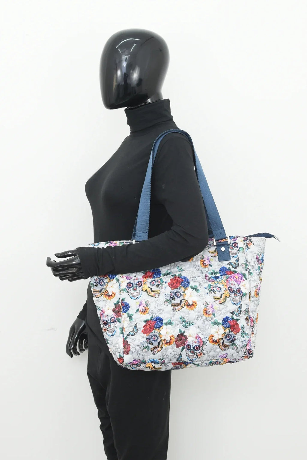 Wanderlust Quilted Fabric Tote Bag - 16014