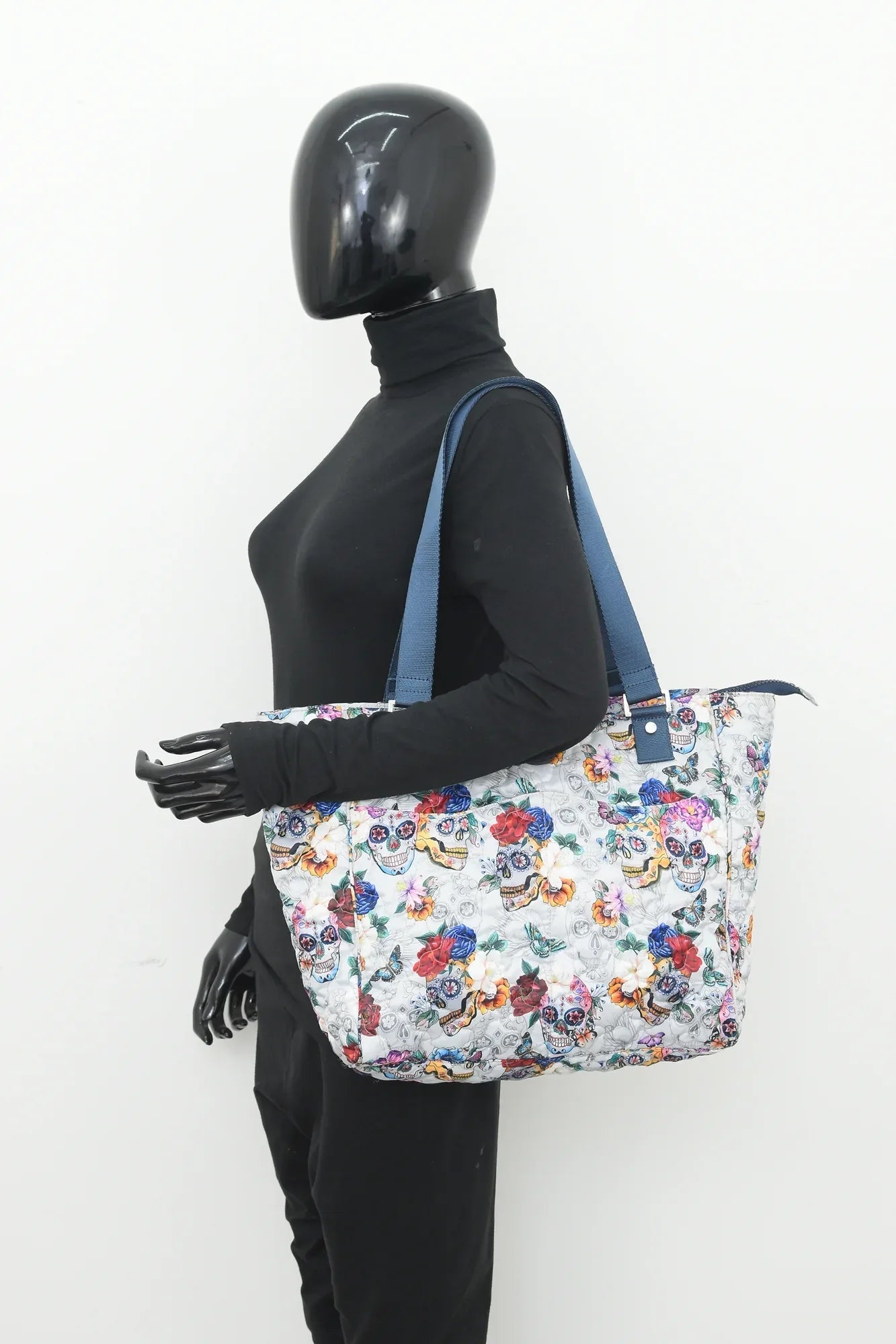 Wanderlust Quilted Fabric Tote Bag - 16014