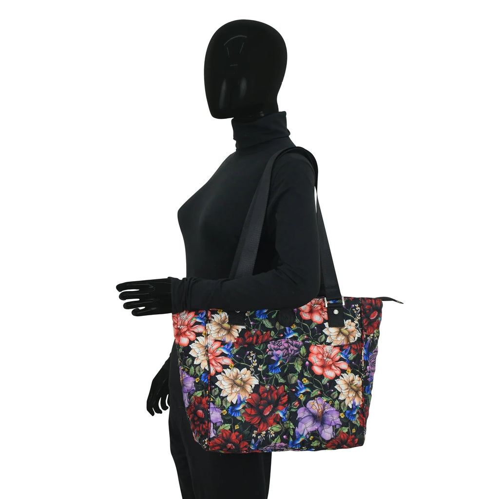 Wanderlust Quilted Fabric Tote Bag - 16014