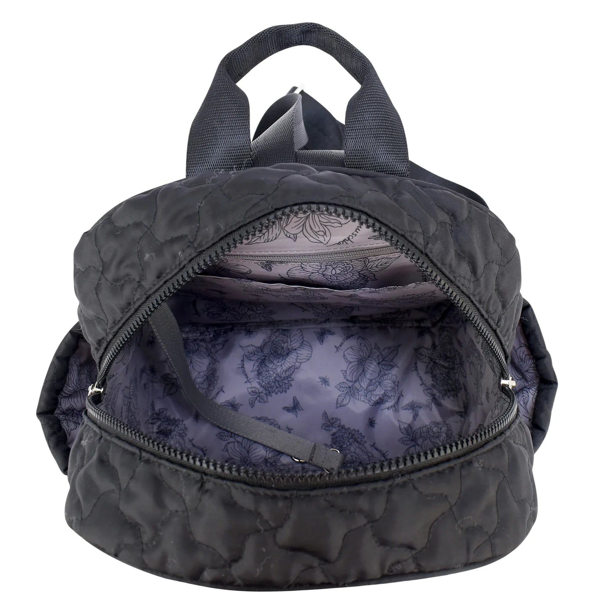 Wanderlust Quilted Fabric Backpack - 16015