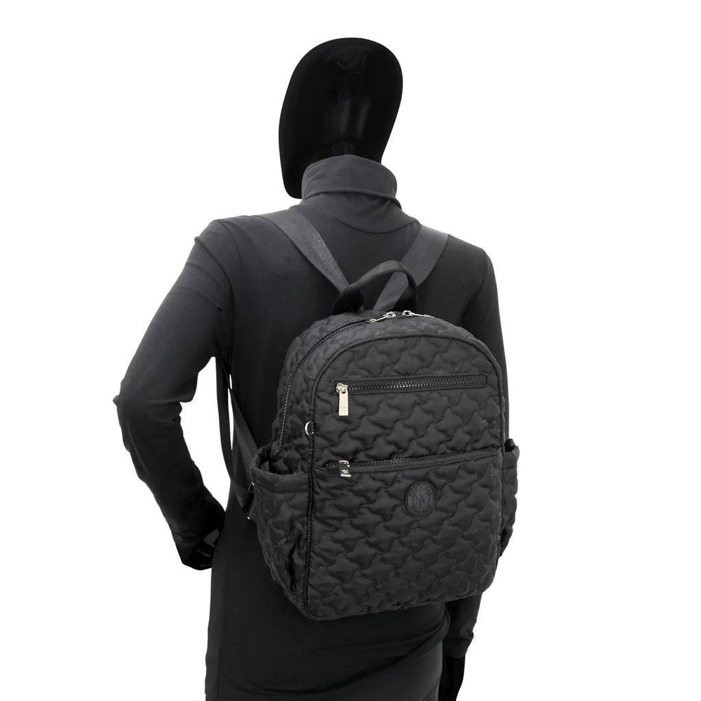 Wanderlust Quilted Fabric Backpack - 16015