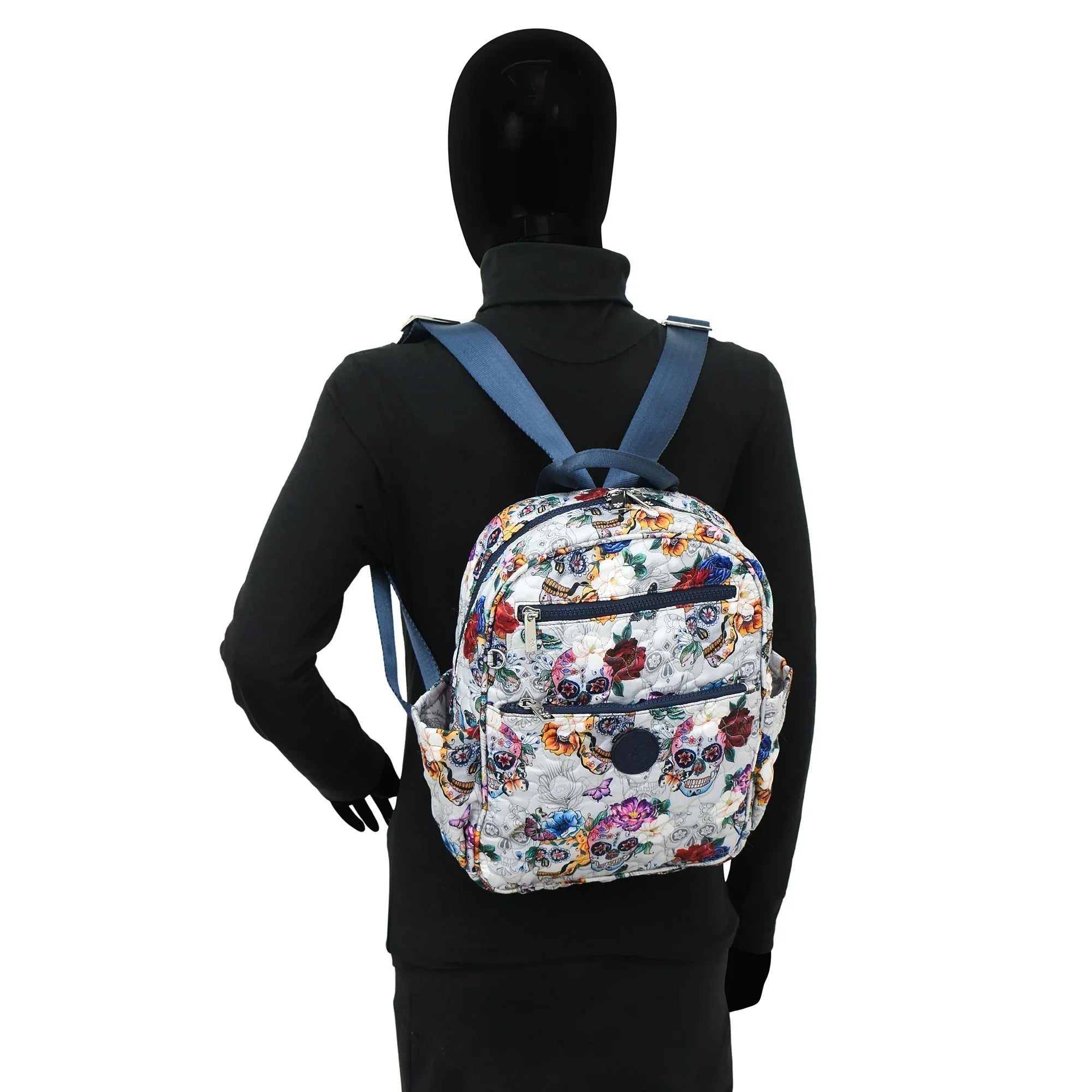 Wanderlust Quilted Fabric Backpack - 16015