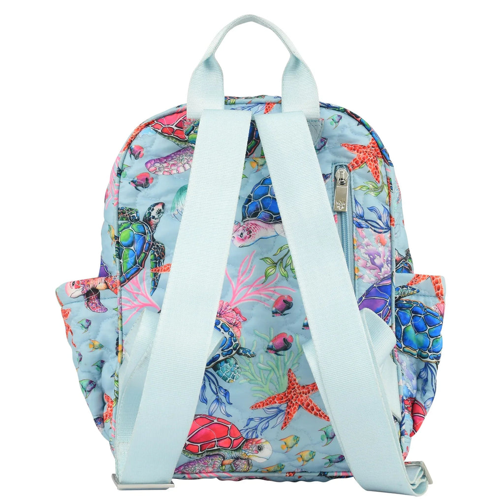 Wanderlust Quilted Fabric Backpack - 16015
