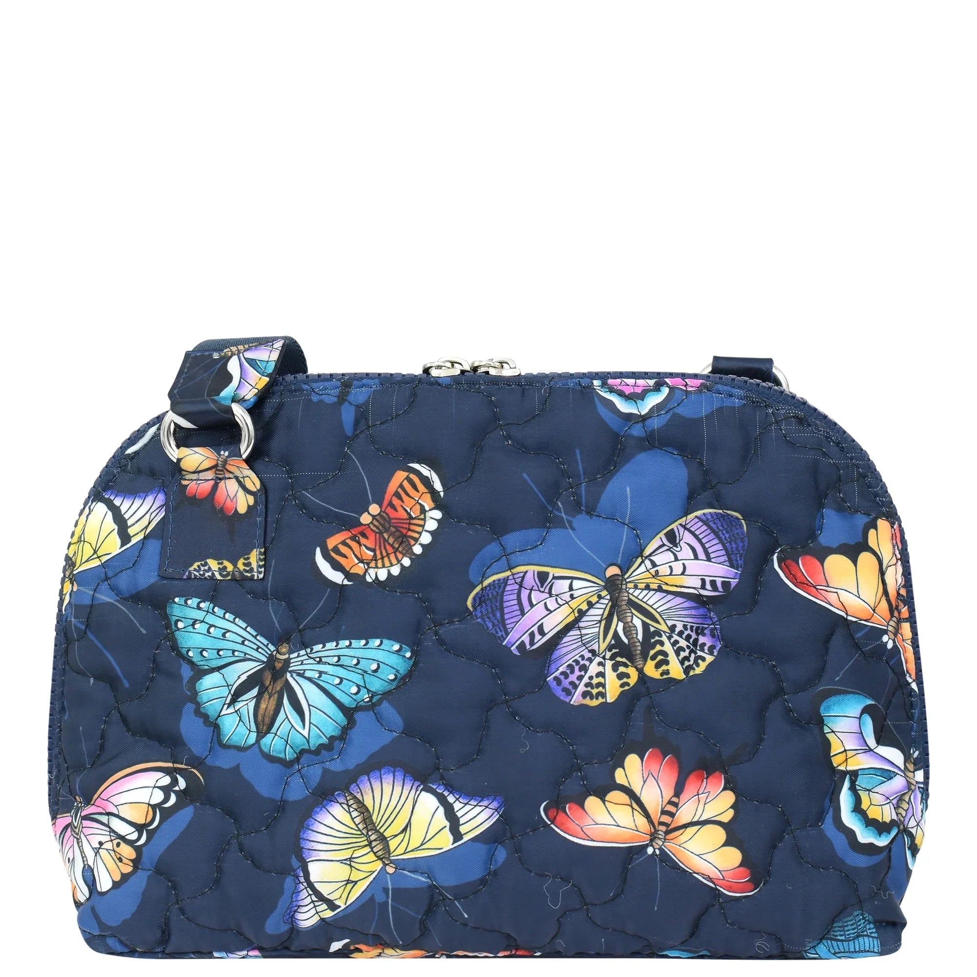 Wanderlust Quilted Fabric Dome Crossbody - 16017