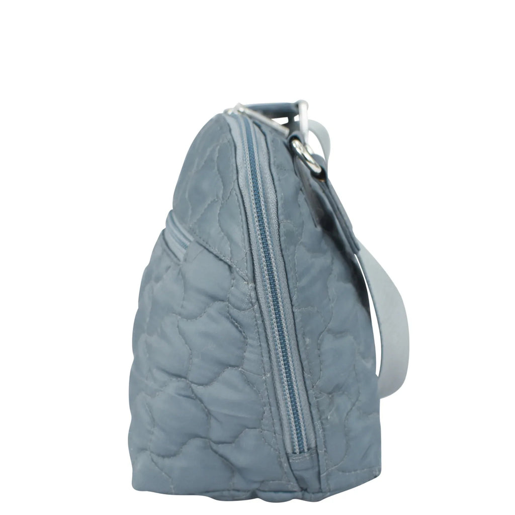 Wanderlust Quilted Fabric Dome Crossbody - 16017