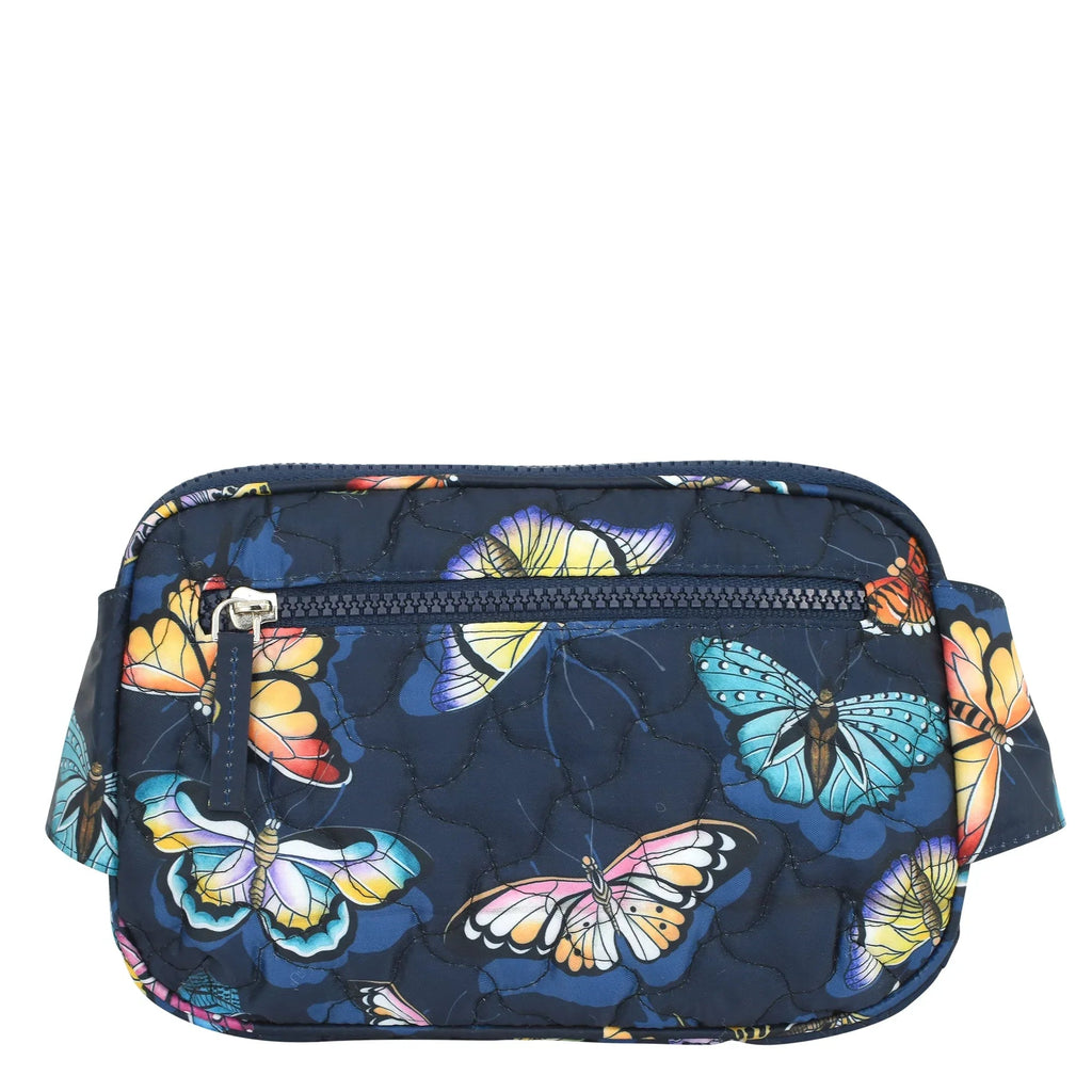 Wanderlust Quilted Fabric Fanny Pack - 16018