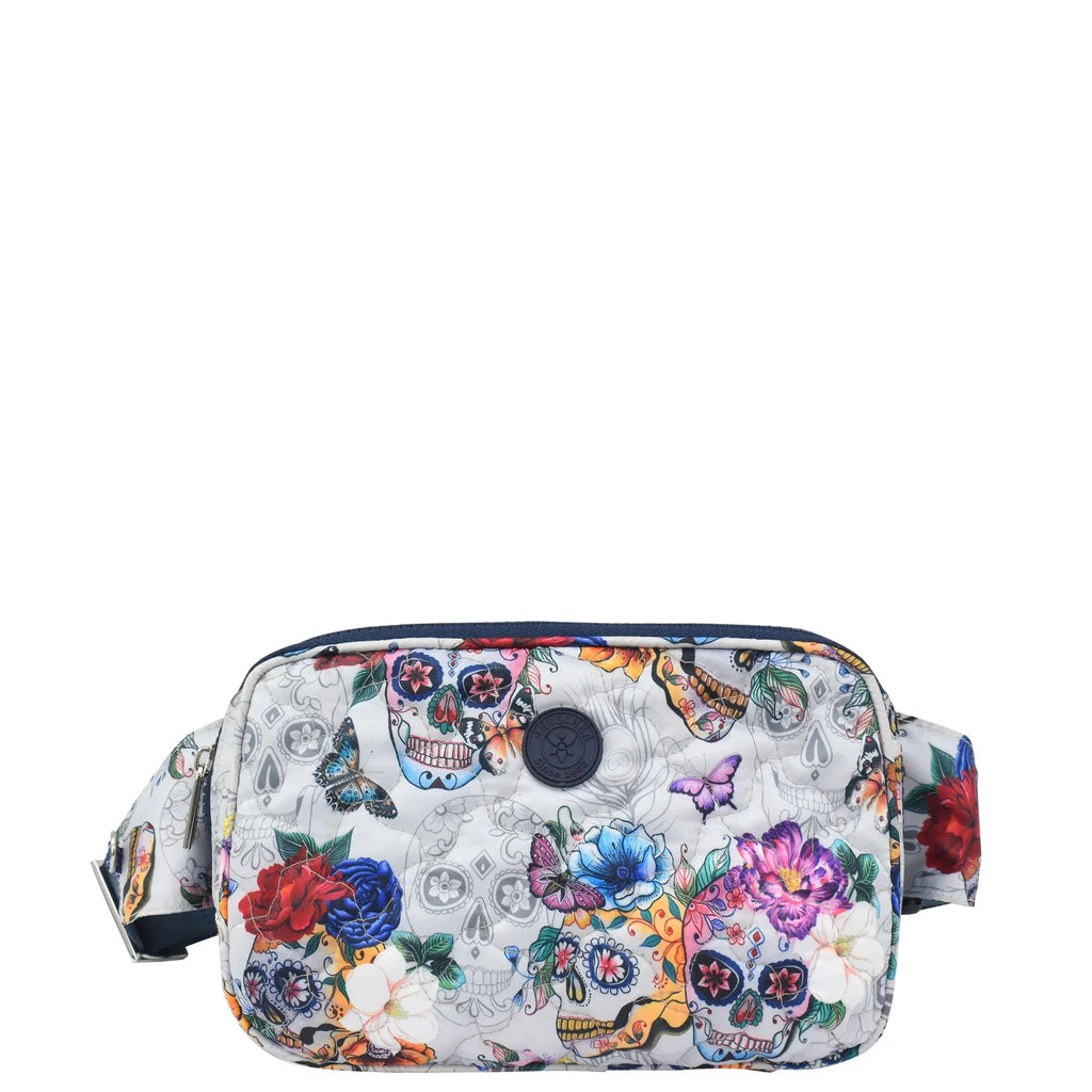 Wanderlust Quilted Fabric Fanny Pack - 16018