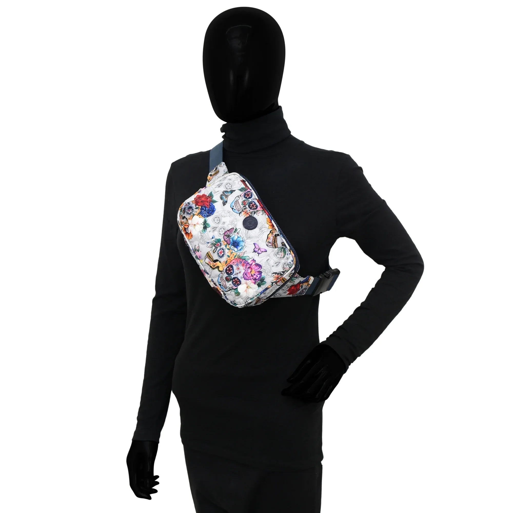 Wanderlust Quilted Fabric Fanny Pack - 16018