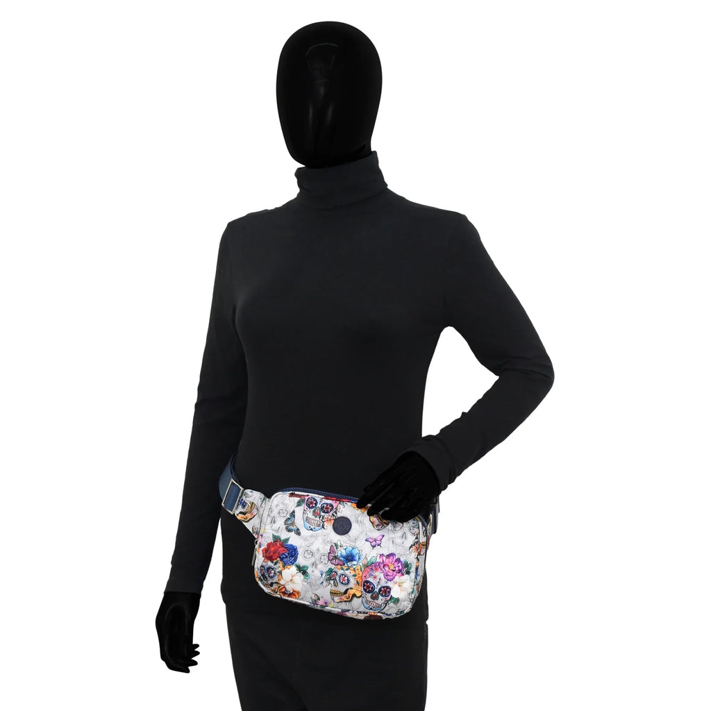 Wanderlust Quilted Fabric Fanny Pack - 16018