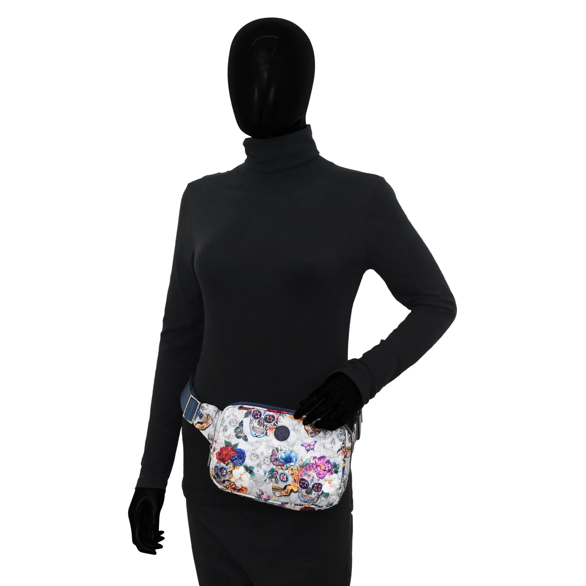 Wanderlust Quilted Fabric Fanny Pack - 16018