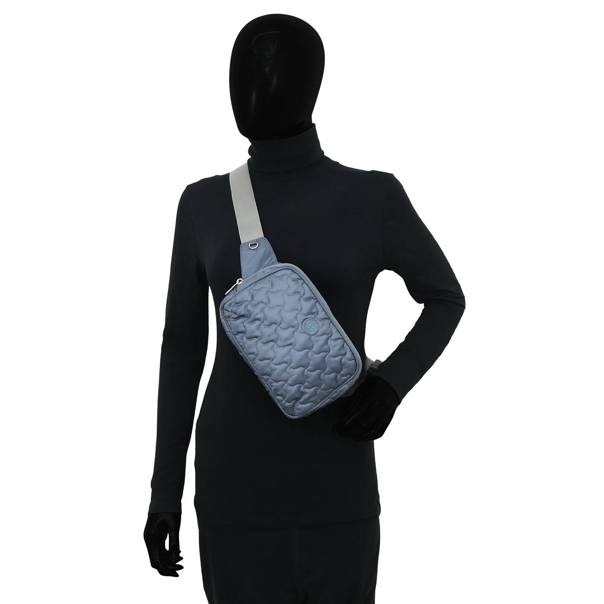 Wanderlust Quilted Fabric Fanny Pack - 16018