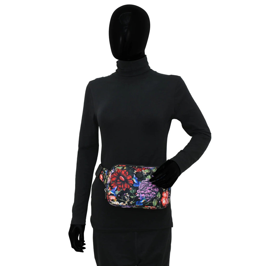 Wanderlust Quilted Fabric Fanny Pack - 16018