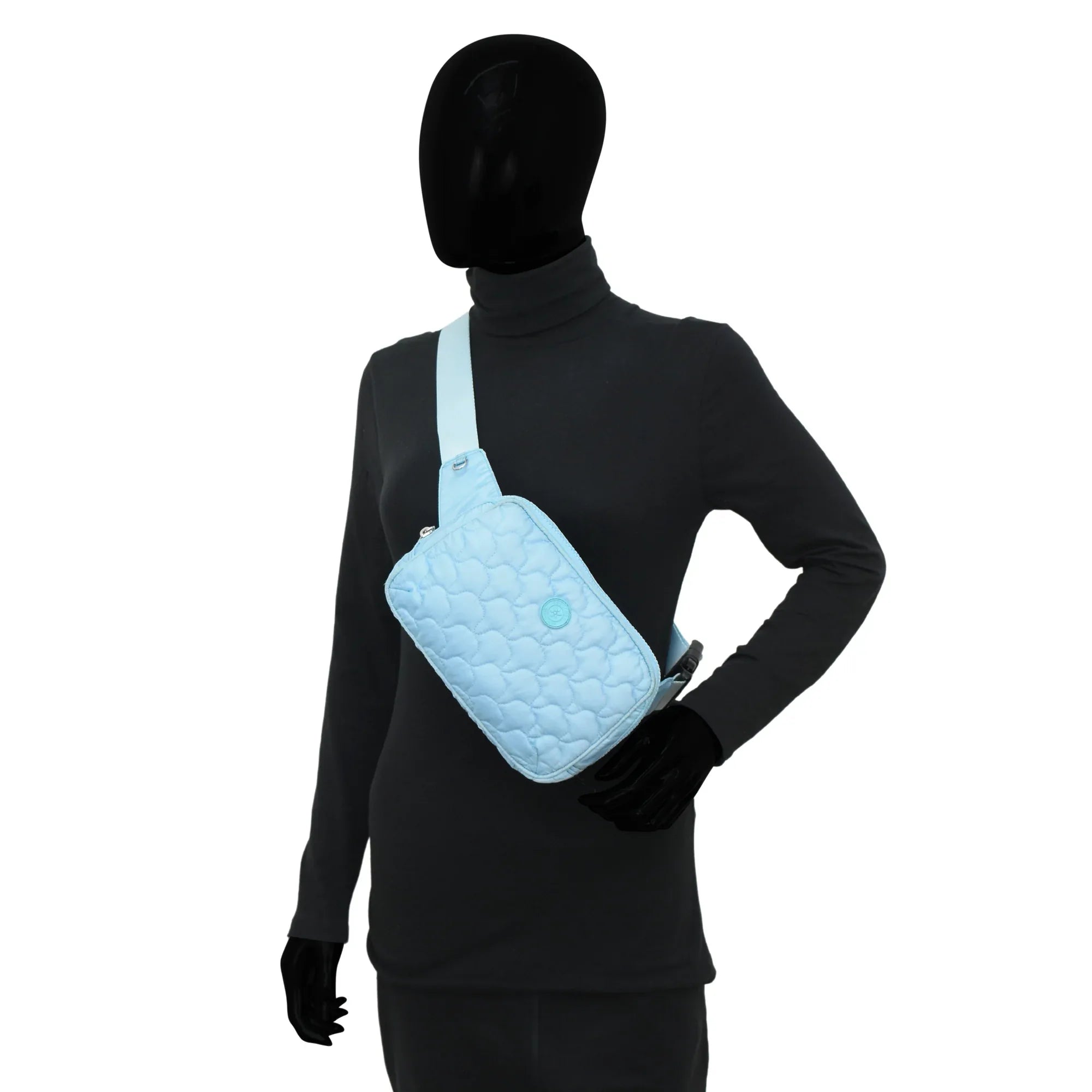 Wanderlust Quilted Fabric Fanny Pack - 16018