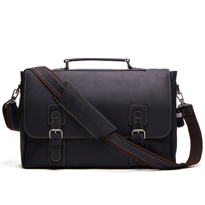 Business Men's Briefcase Leather Men's Bag Pi-Mart
