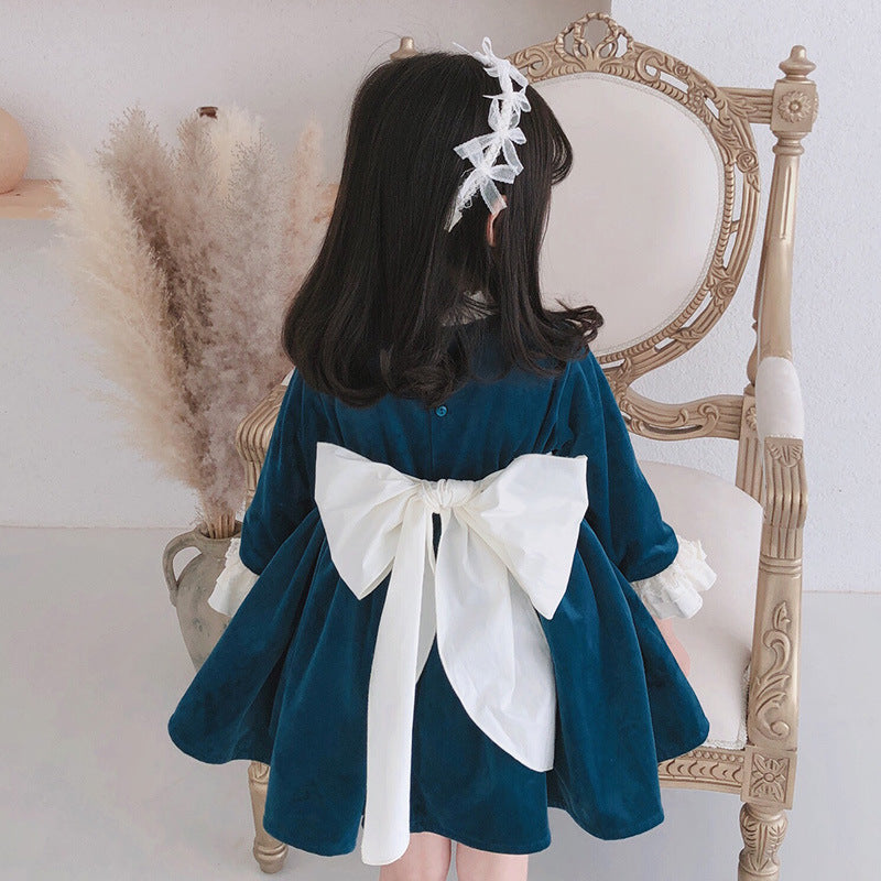 One Year Old Dress Baby Girl Dress Spring Summer Dress Foreign Child Lolita Spanish Girl Princess Dress