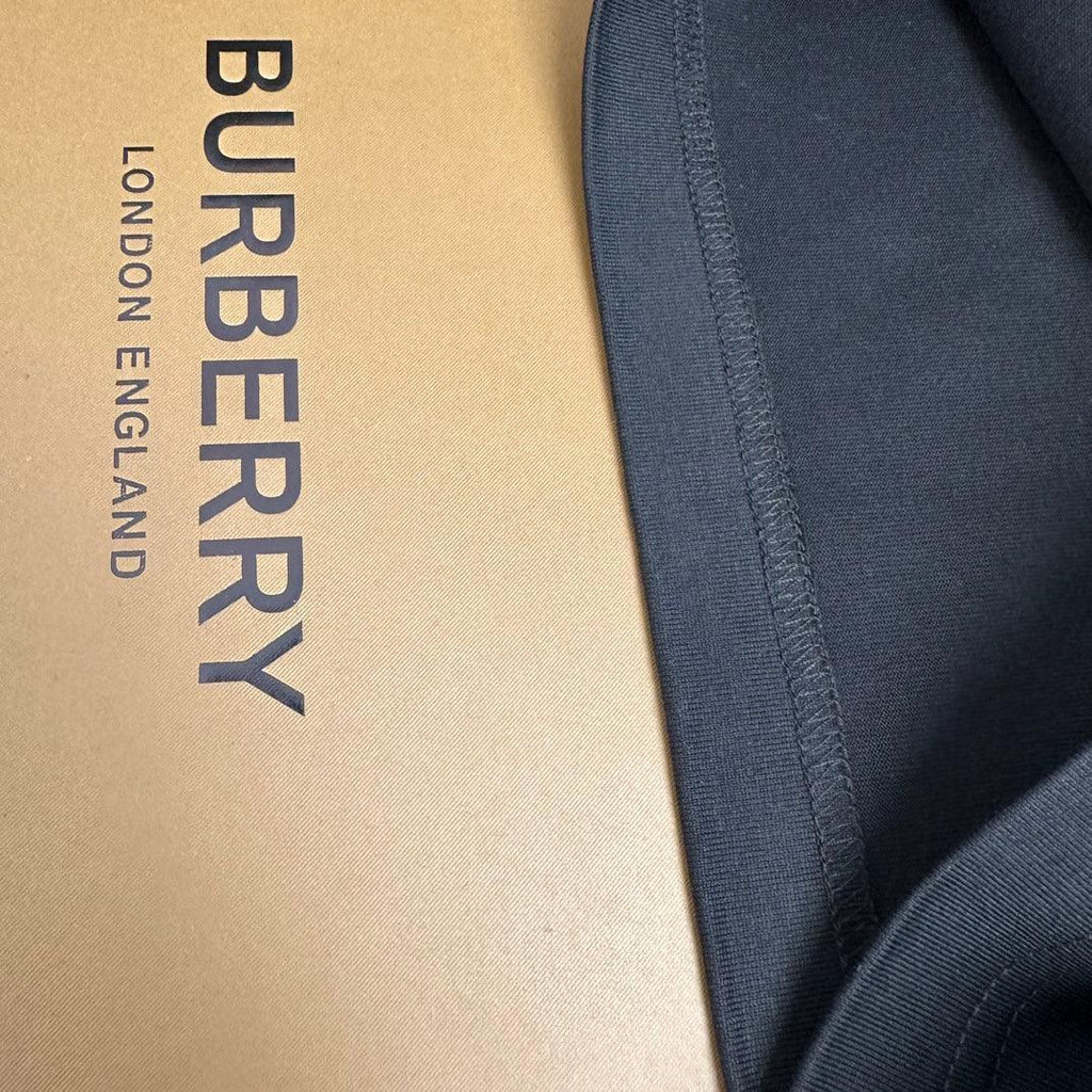 Burberry Black T-Shirt Without Collar Banlieue91