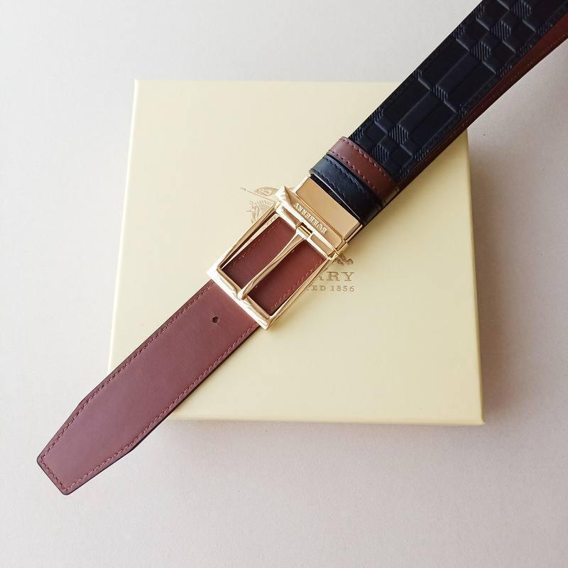 Burberry Leather Vintage Belt 'Black' Banlieue91