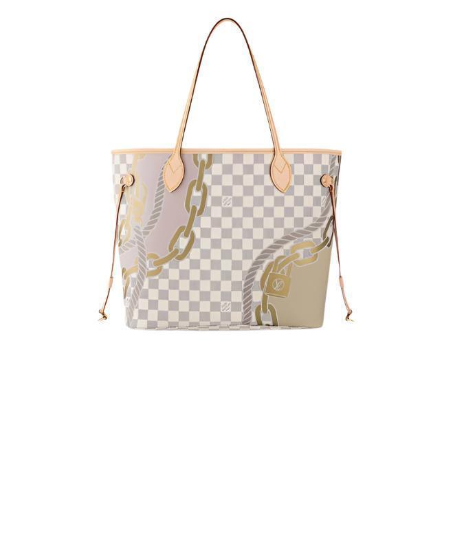 Louis Vuitton Nautical Damier Azur Neverfull Pouch MM Banlieue91