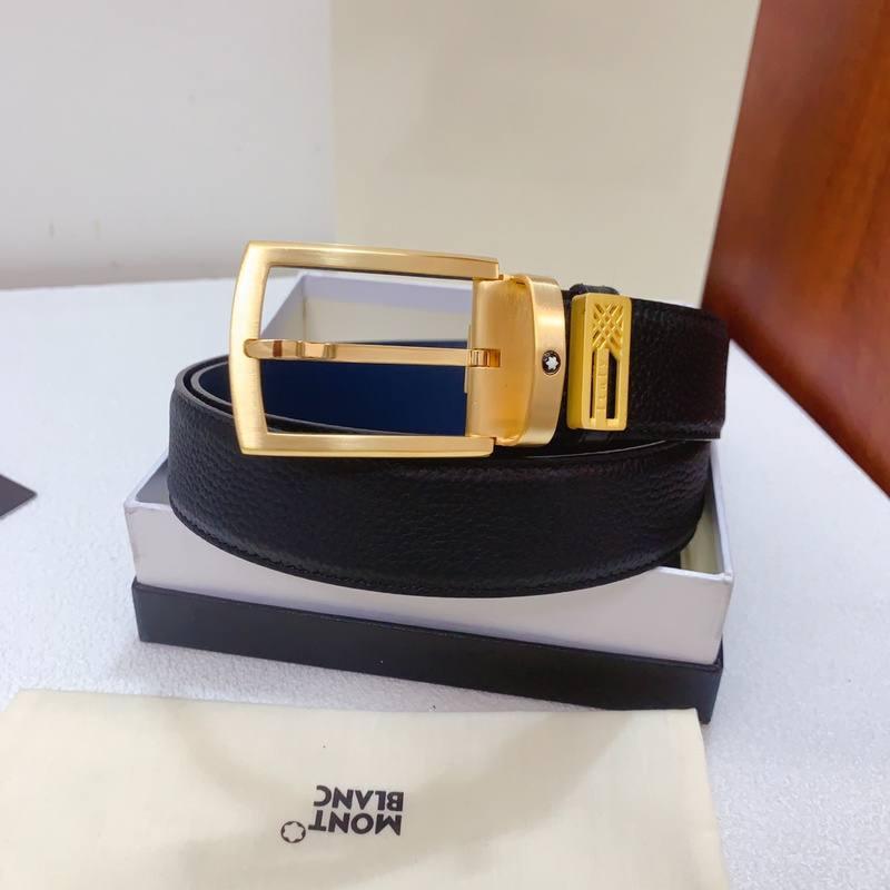 Mont Blanc Reversible Men's Belt 'Black/Blue' Banlieue91