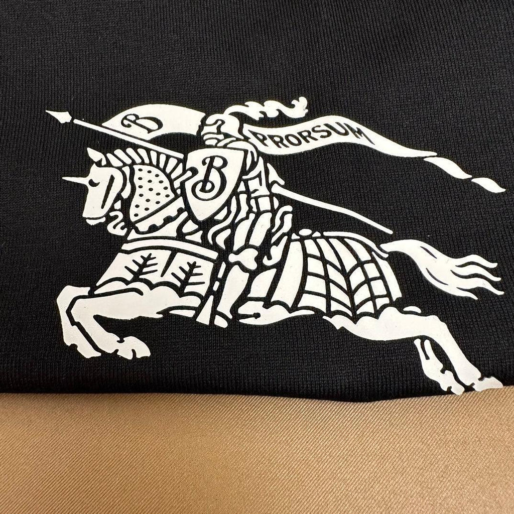 Burberry Black T-Shirt Without Collar Banlieue91