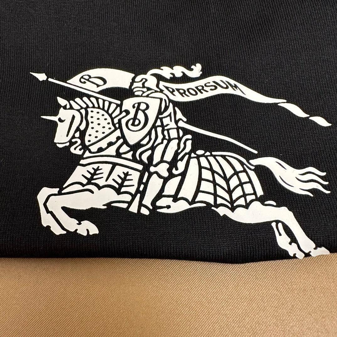 Burberry Black T-Shirt Without Collar Banlieue91