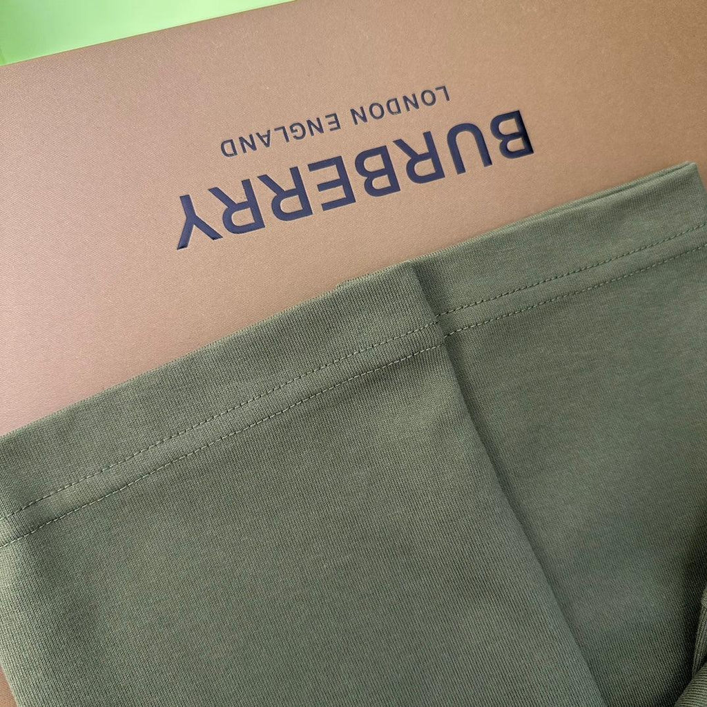Burberry T-Shirt Without Collar 'Green & White' Banlieue91