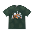 Amiri Lion Green T-Shirt Without Collar Banlieue91