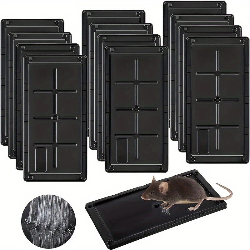 2pcsEliminate Mice & Insects Instantly Mouse & Insect Glue Traps Ready To Use Indoors,Rodent Mouse Rat Insect Sticky Adhesive