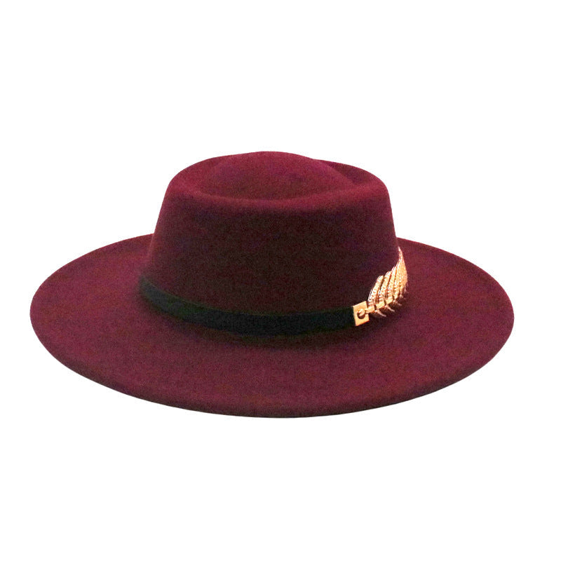Autumn Winter Women Men  Vintage Fedora Women's Foldable Short Brim  Floppy Hat Gentleman Elegant Warm Hats Lady Party Luxury Caps Classic Summer Beach Sun Hat Stevvex