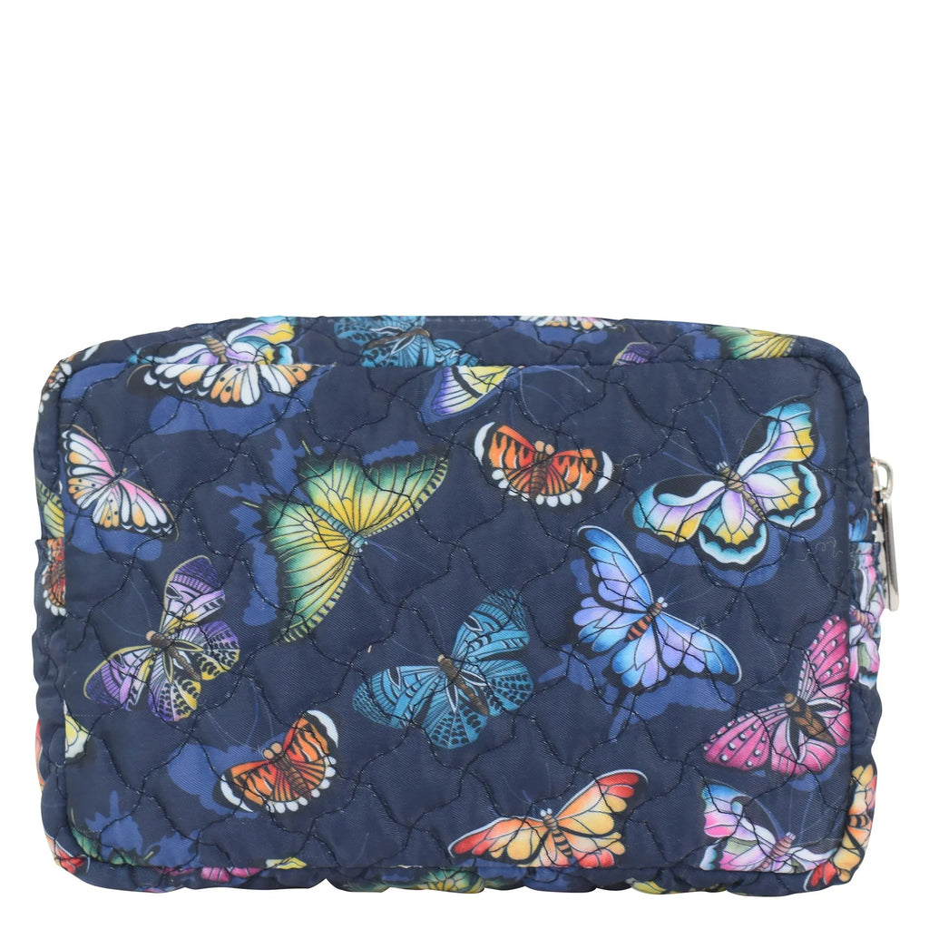 Wanderlust Quilted Fabric Organizer Pouch (Small) - 18002