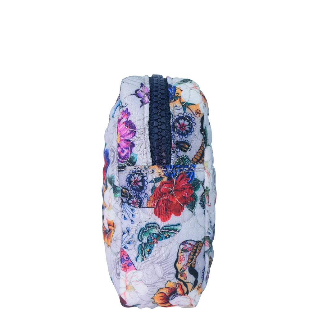 Wanderlust Quilted Fabric Organizer Pouch (Small) - 18002