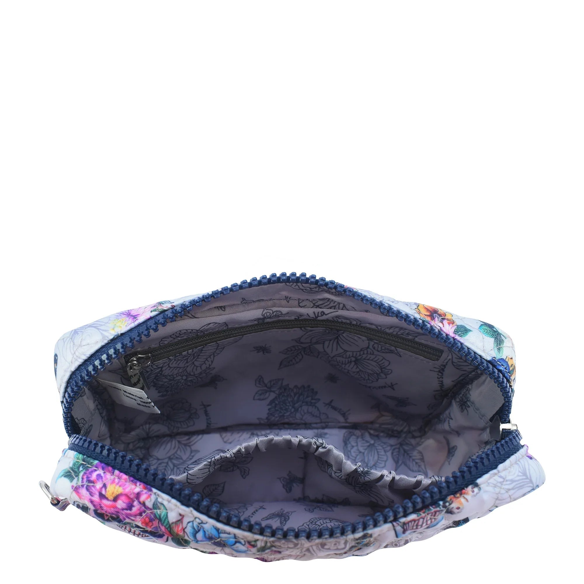Wanderlust Quilted Fabric Organizer Pouch (Small) - 18002