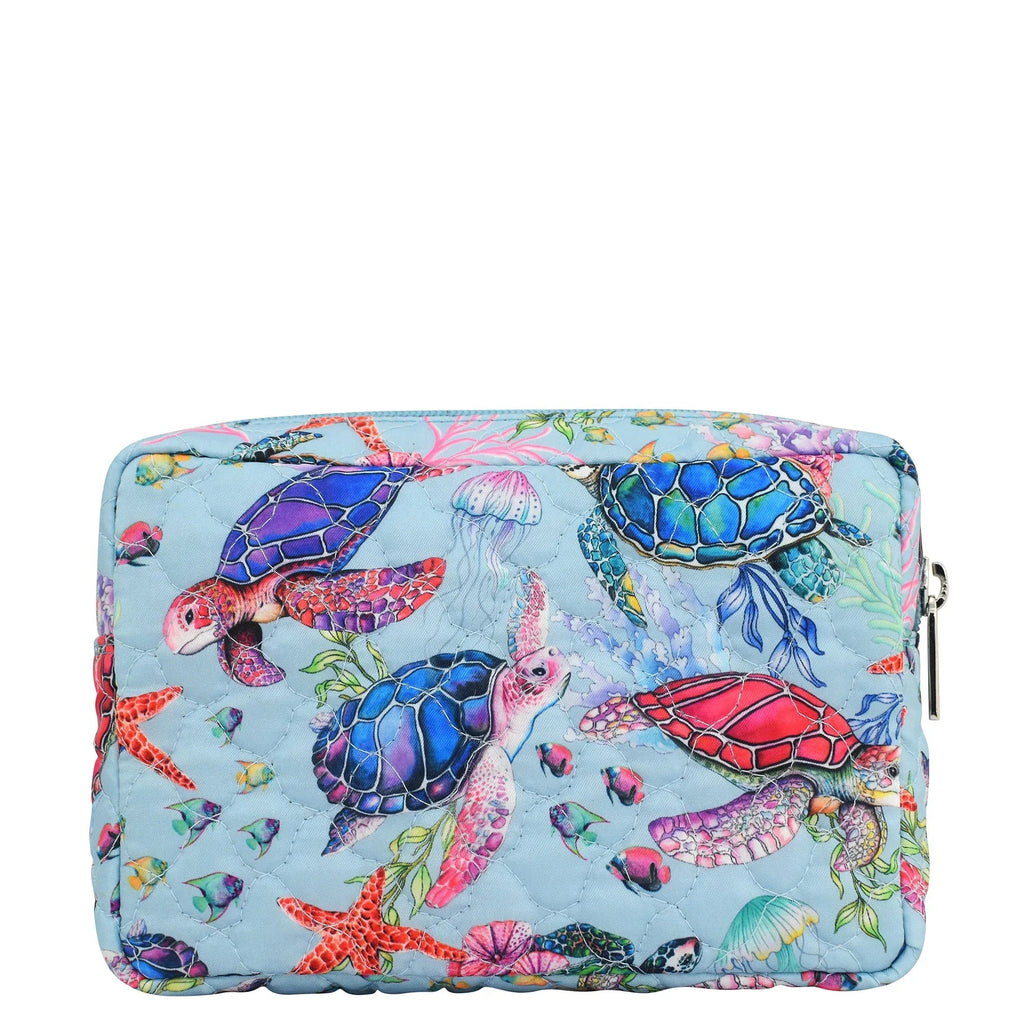 Wanderlust Quilted Fabric Organizer Pouch (Small) - 18002