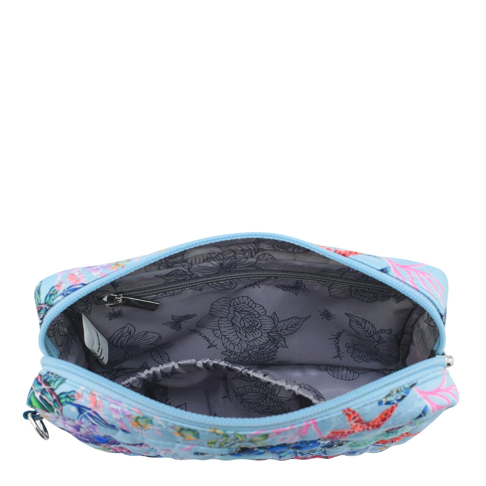 Wanderlust Quilted Fabric Organizer Pouch (Small) - 18002